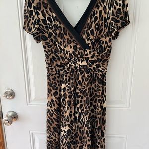Women’s dress size 12 leopard print